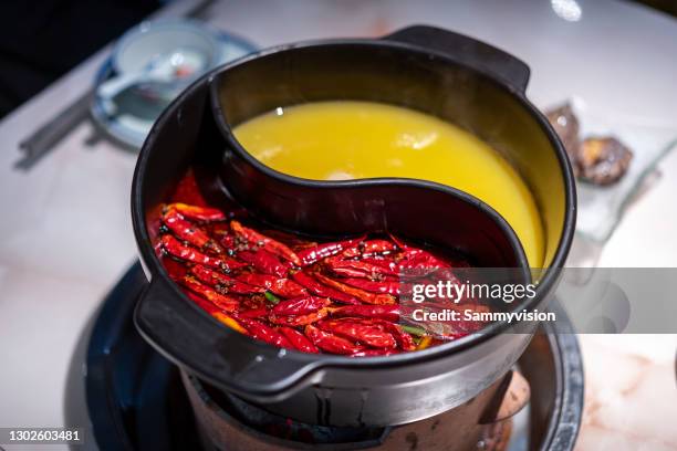 traditional hotpot soup with ingredients - lancashire hotpot stock pictures, royalty-free photos & images