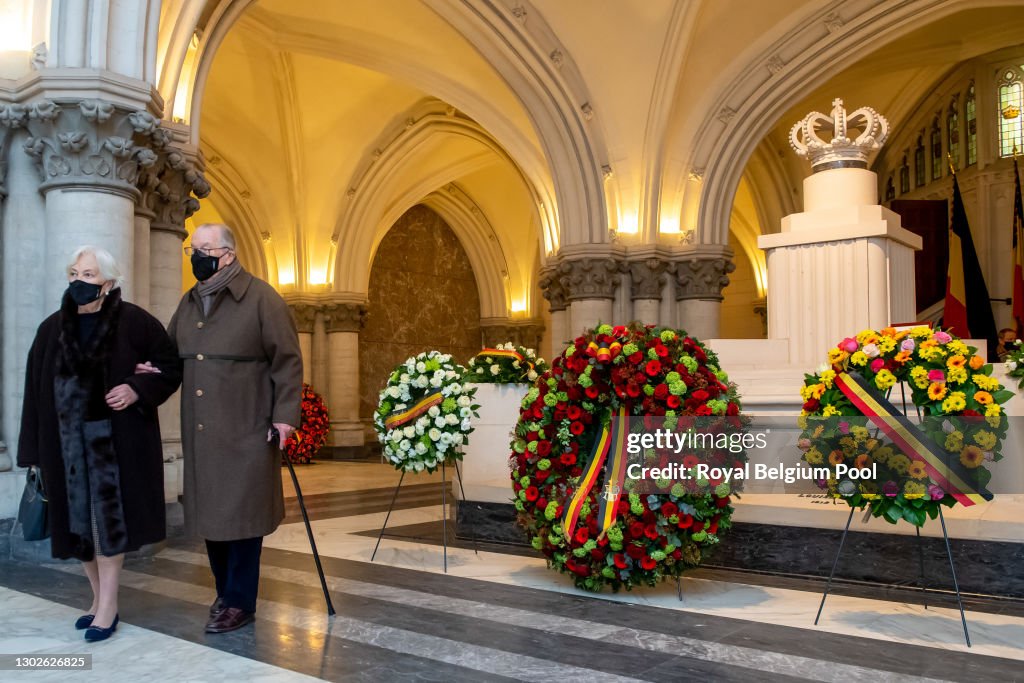 King Philippe Of Belgium And Queen Mathilde Attend The Annual Memorial  Mass For The Deceased members Of The Royal Family