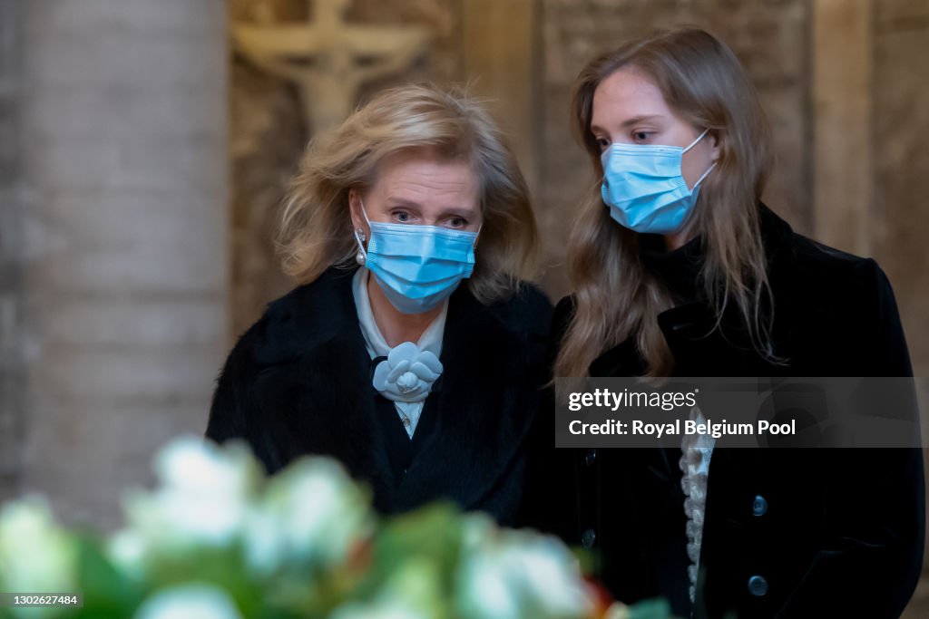 King Philippe Of Belgium And Queen Mathilde Attend The Annual Memorial  Mass For The Deceased members Of The Royal Family