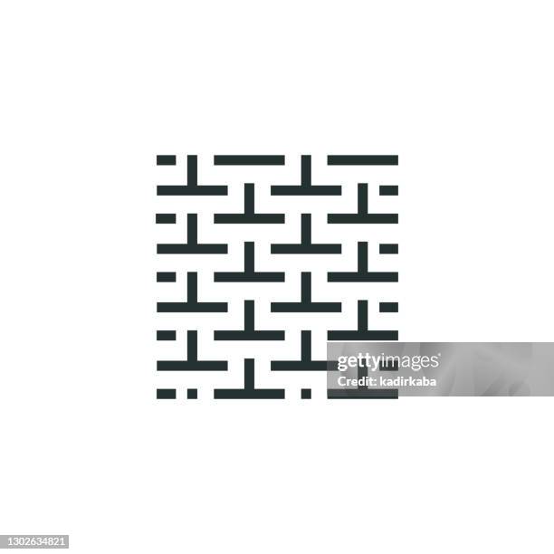 textile line icon - buffet table stock illustrations