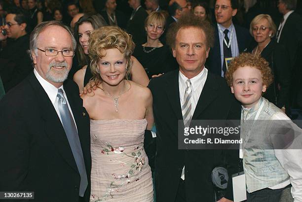 Garth Fundis, Recording Academy Board Chairman, with Art Garfunkel, his wife and son Paul