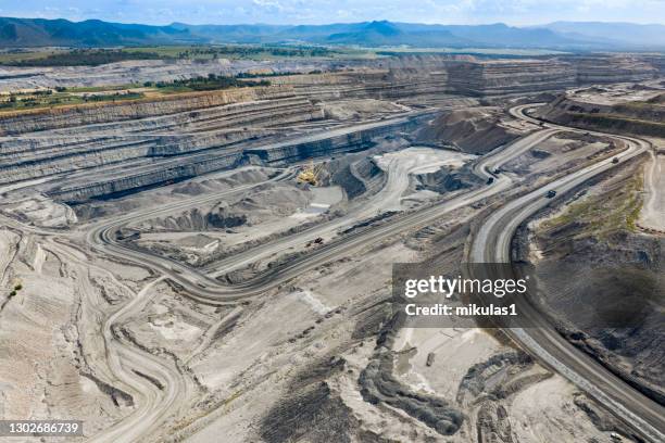 kolgruva - open pit mine bildbanksfoton och bilder