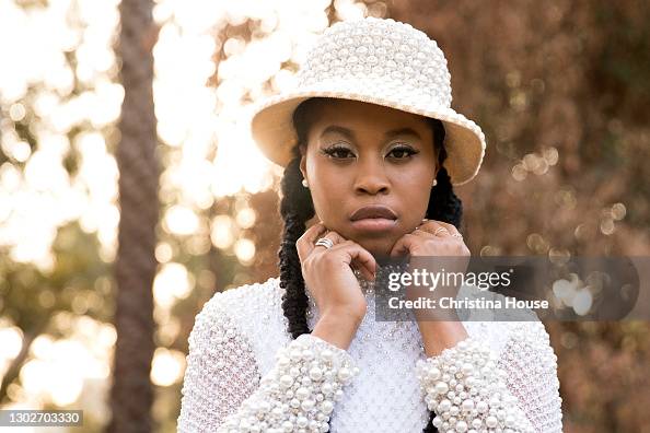 Actress Dominique Fishback is photographed for Los Angeles Times on