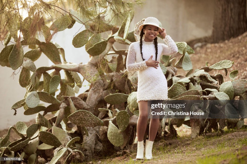 Actress Dominique Fishback is photographed for Los Angeles Times on