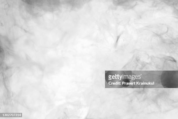 abstract smoke on a white background. white smoke background - fire transparent stock pictures, royalty-free photos & images