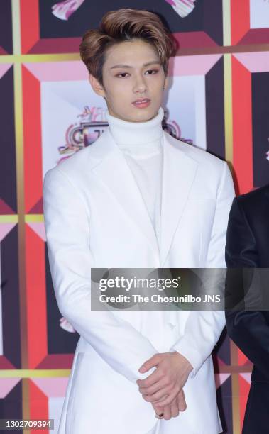Jun of SEVENTEEN attends the 2017 KBS Song Festival at KBS Hall on December 29, 2017 in Seoul, South Korea.
