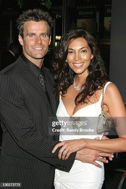 Cameron Mathison and Wife during 31st Annual Daytime Emmy Awards - Arrivals at Radio City Music Hall in New York City, New York, United States.