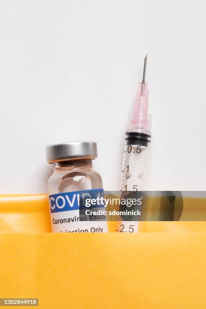 mail order black market covid vaccine - prescription label warning stock pictures, royalty-free photos & images