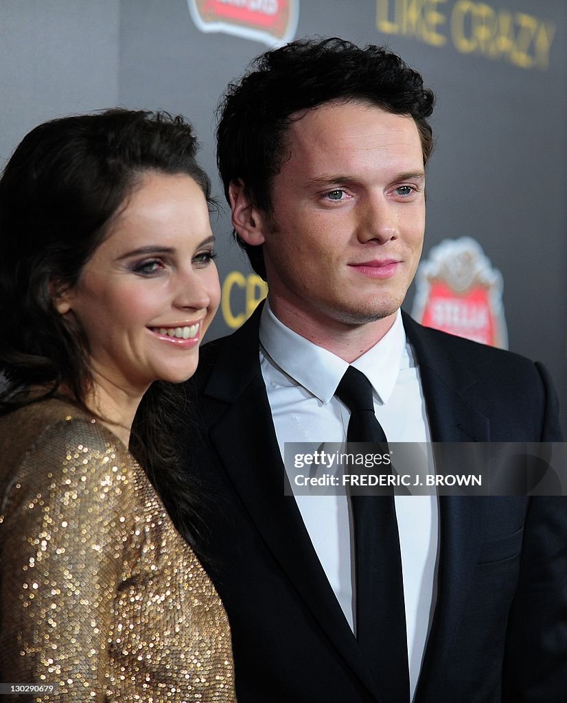 Actress Felicity Jones (L) and actor Ant