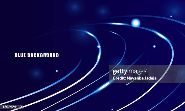 abstrakte farbe licht linien hintergrund stock illustration - schwanz stock-grafiken, -clipart, -cartoons und -symbole