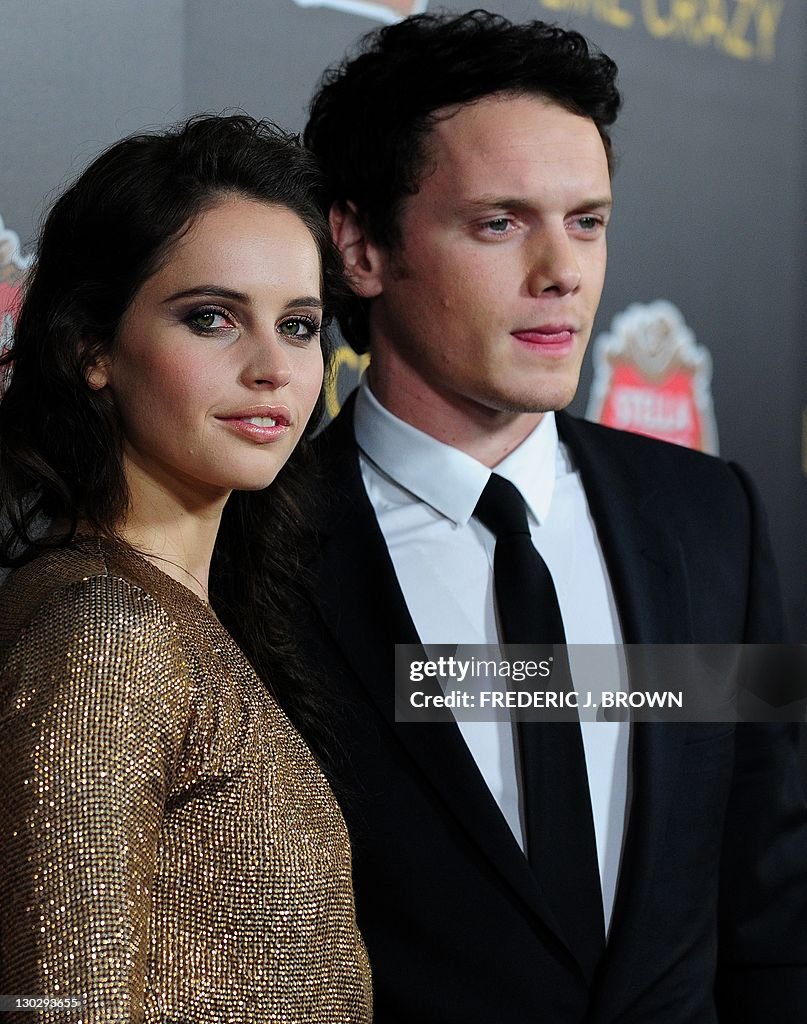 Actress Felicity Jones (L) and actor Ant