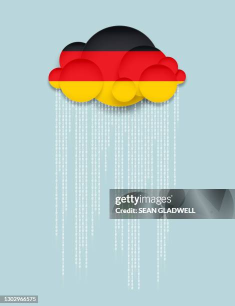 germany cloud computing illustration - programming logic stock pictures, royalty-free photos & images