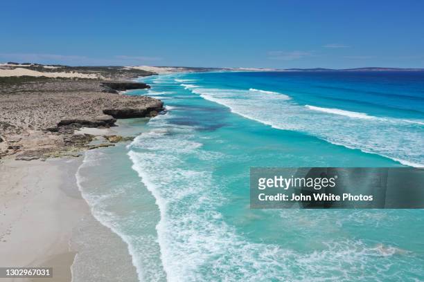 sleaford bay. eyre peninsula. south australia. - port lincoln stock pictures, royalty-free photos & images