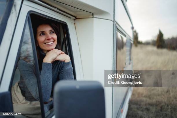 Woman Driving Rv Photos and Premium High Res Pictures - Getty Images