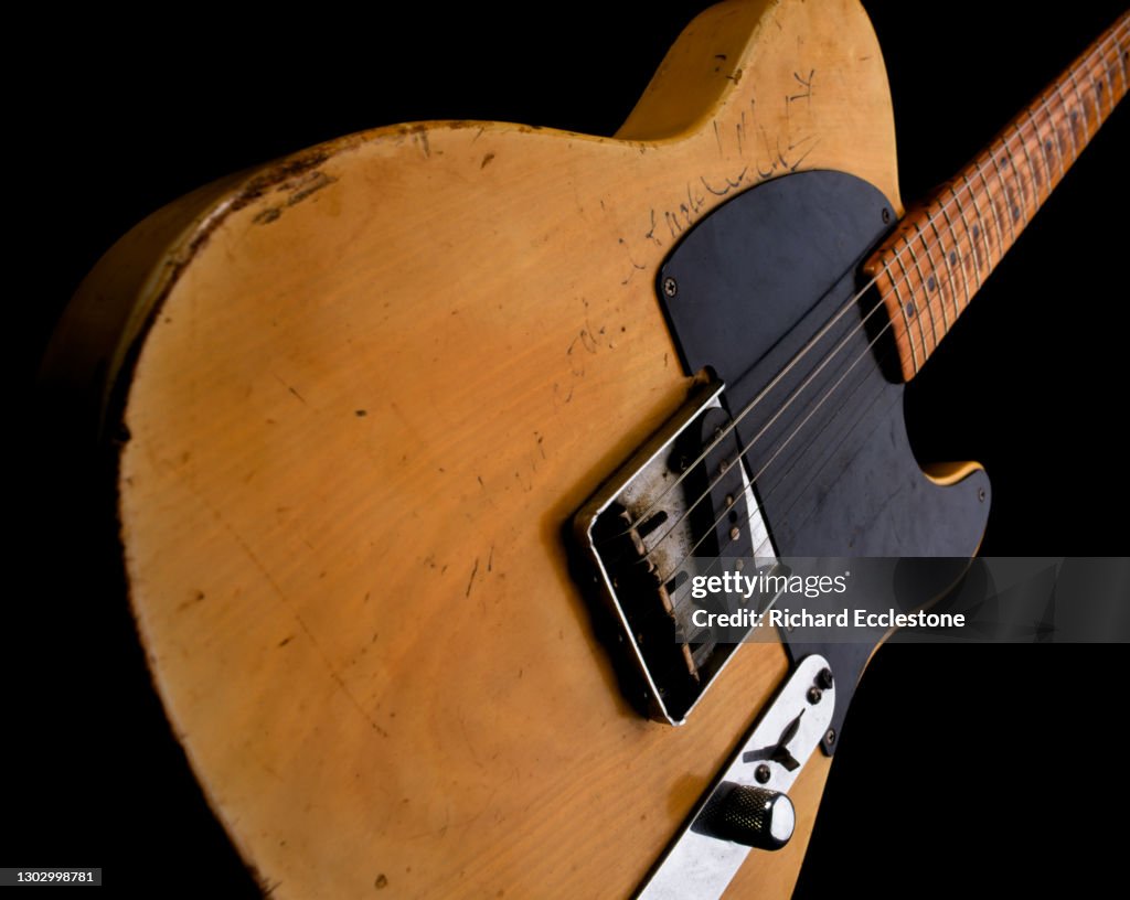 Jeff Beck's 1954 Fender Esquire Electric Guitar part of the Hard Rock Cafe Collection