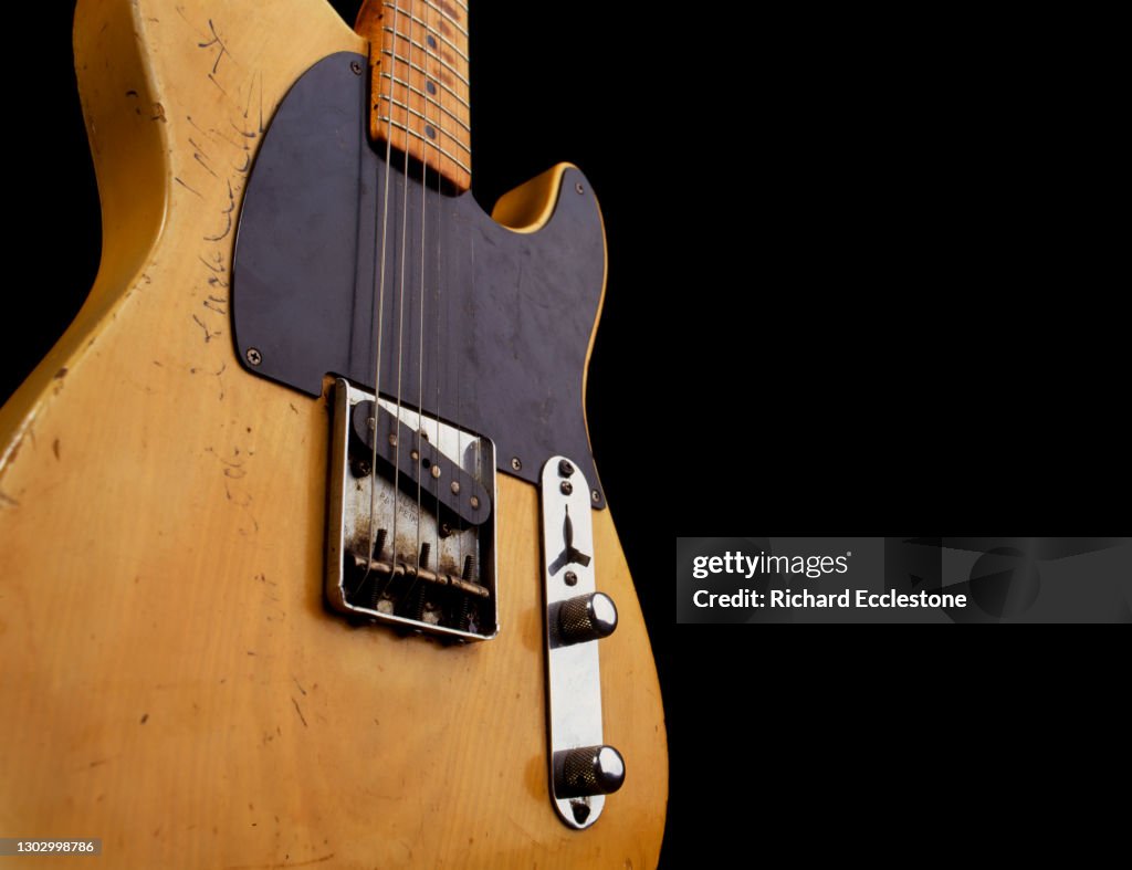 Jeff Beck's 1954 Fender Esquire Electric Guitar part of the Hard Rock Cafe Collection