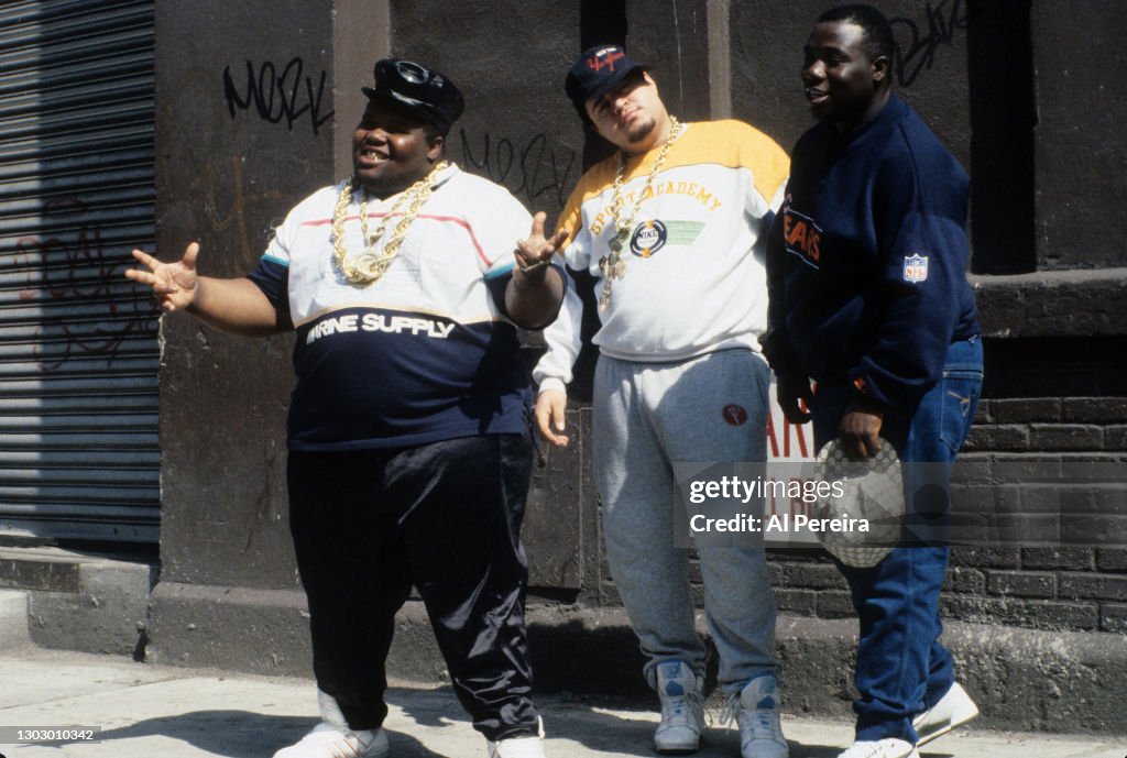 Fatboy Rapper Post Rap Group The Fat Boys appear in a portrait taken on April 5, 1988 in ...