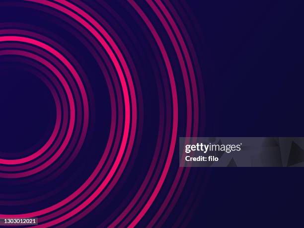 ripple ridge layers abstract background - concentric stock illustrations