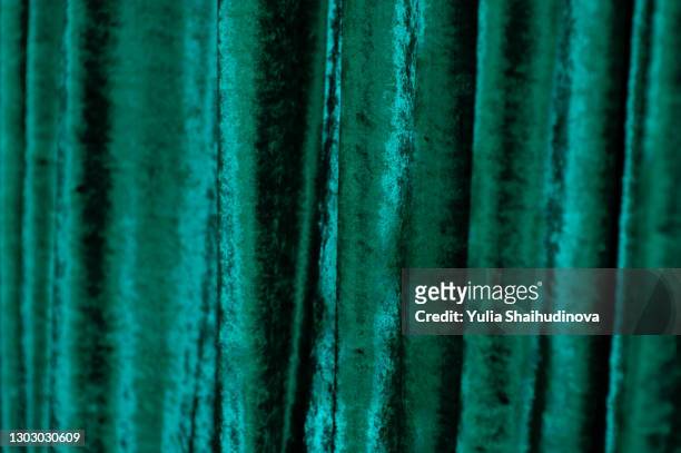 Green Velvet Fabric Texture Curtains Wallpaper Background High-Res Stock  Photo - Getty Images