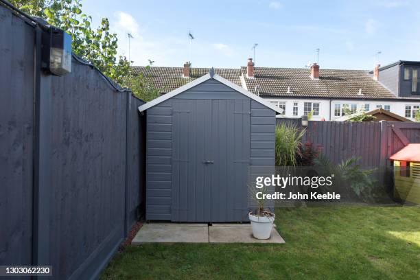 property exteriors - shed stock pictures, royalty-free photos & images