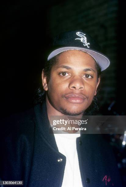 June 19: Rapper Eazy-E appears in a portrait taken on June 19, 1992 in New York City.