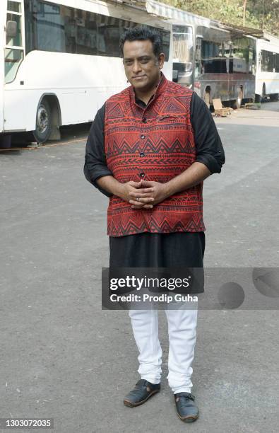 Anurag Basu attends the Film City Studio for the TV reality show "Super Dance- Chapter 4" on February 19, 2021 in Mumbai, India.