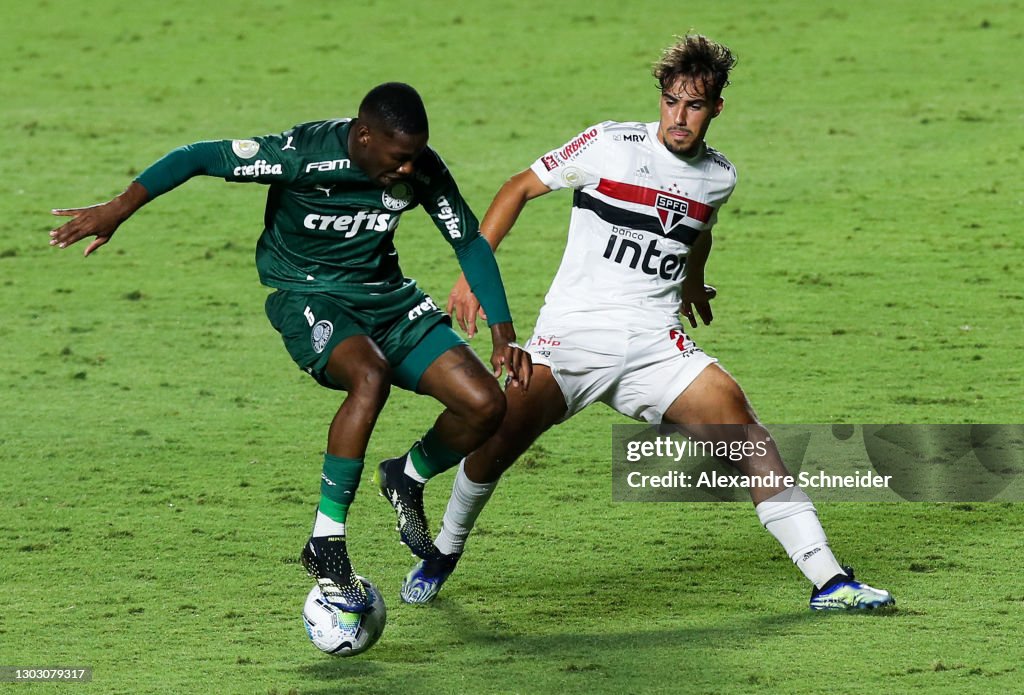 Brasileirao Series A: Sao Paulo v Palmeiras Play Behind Closed Doors Amidst the Coronavirus (COVID - 19) Pandemic