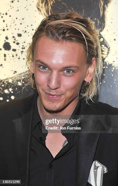 Jamie Campbell Bower attends the 'Anonymous' premiereat The 55th BFI London Film Festival at Empire Leicester Square on October 25, 2011 in London,...