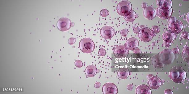 abstract nano molecular structure. 3d spheres - nanoparticle stock pictures, royalty-free photos & images