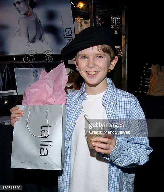 Freddie Highmore in Backstage Creations Talent Retreat