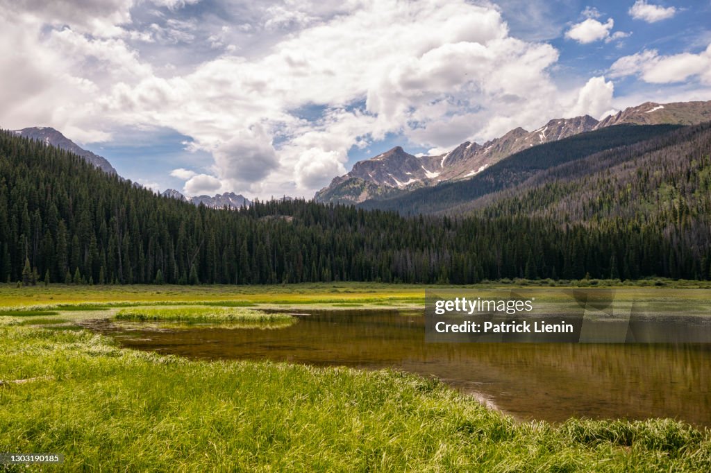 Landscape in the Eagles Nest Wilderness, Colorado