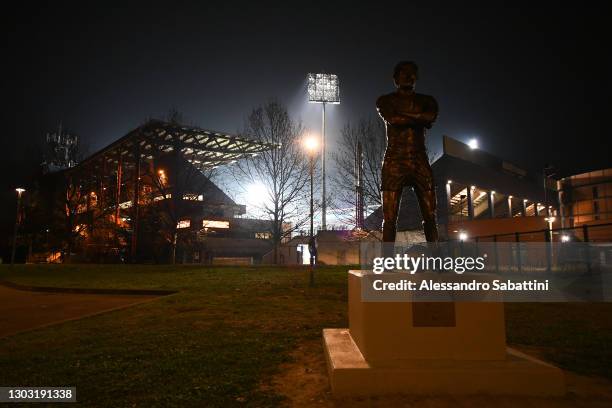 General view outside the stadium prior to the Serie A match between US Sassuolo and Bologna FC at Mapei Stadium - Città del Tricolore on February 20,...