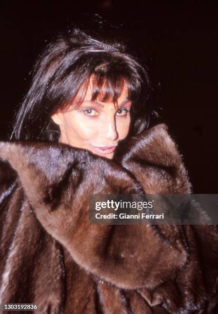 American actress Iris Lia Myriam Menshell , Madrid, Spain, 1990.