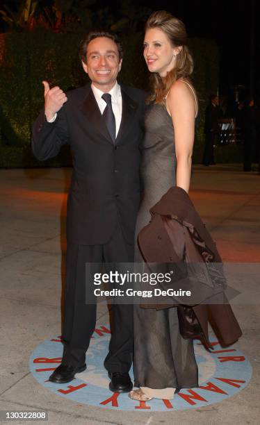 Chris Kattan and Sunshine Tutt during 2006 Vanity Fair Oscar Party Hosted by Graydon Carter - Arrivals at Morton's in West Hollywood, California,...