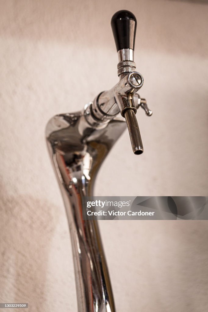 Craft beer on tap