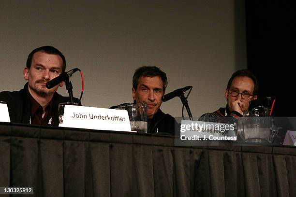 John Underkoffler, Nicholas Meyer and Lawrence Krauss