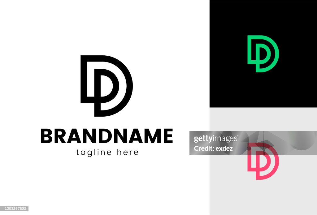 D Logo set