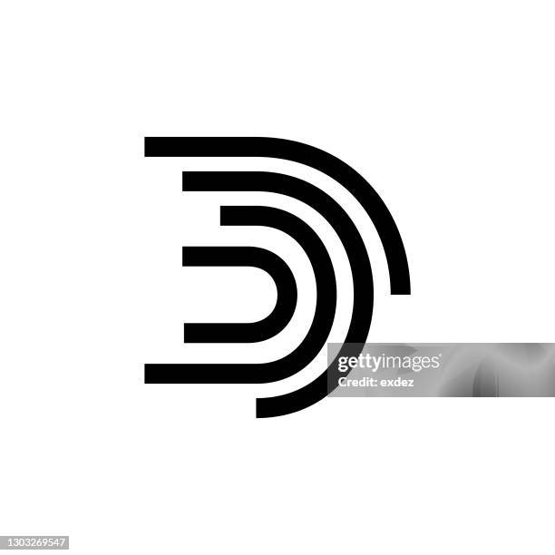 d style logo icon shape - images of letter d stock illustrations