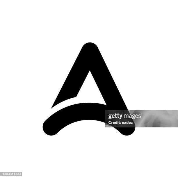 a logo style shape - abc logo stock illustrations