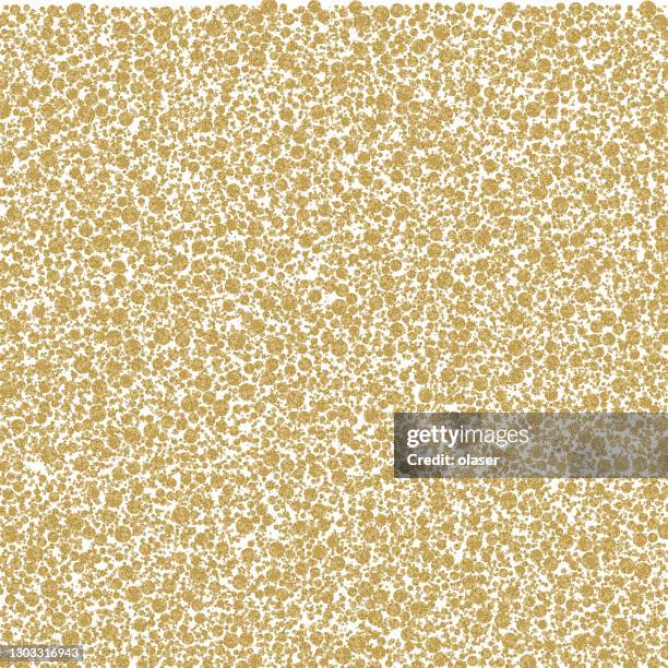 golden sized circles pattern, no overlap but adjacent connected - random dots circle stock illustrations