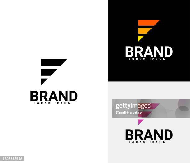 f logo-set - f stock-grafiken, -clipart, -cartoons und -symbole