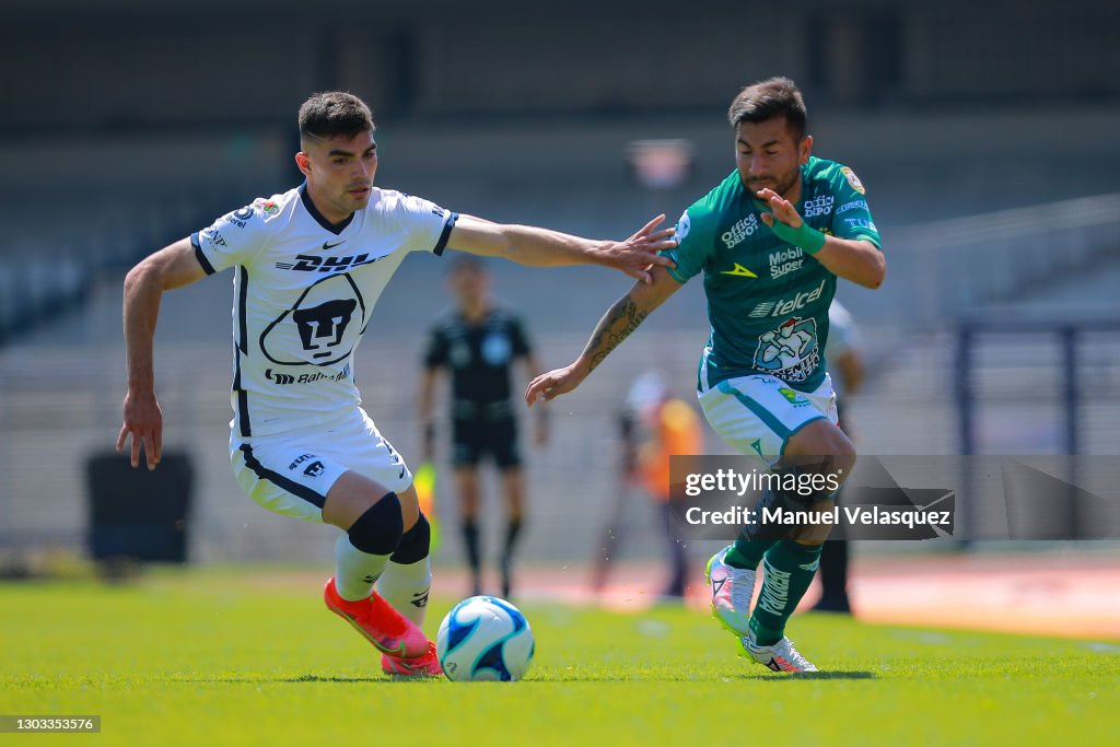 Pumas UNAM v Leon - Torneo Guard1anes 2021 Liga MX