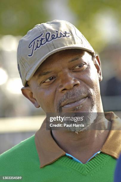 Actor Samuel L Jackson Participates in the 47th Annual Bob Hope Chrysler Classic Pro Am January 18, 2006 held at the Bermuda Dune Country Club, La...