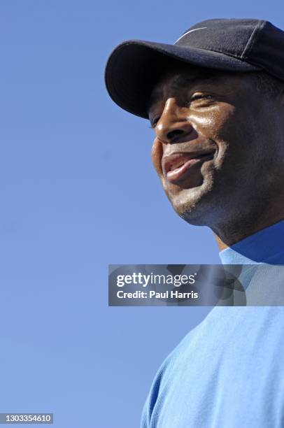 American Football star Marcus Allen participates in the 47th Annual Bob Hope Chrysler Classic Pro Am January 18, 2006 held at the Bermuda Dune...