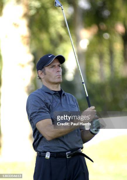 Singer Michael Bolton participates in the 47th Annual Bob Hope Chrysler Classic Pro Am January 18, 2006 held at the Bermuda Dune Country Club, La...