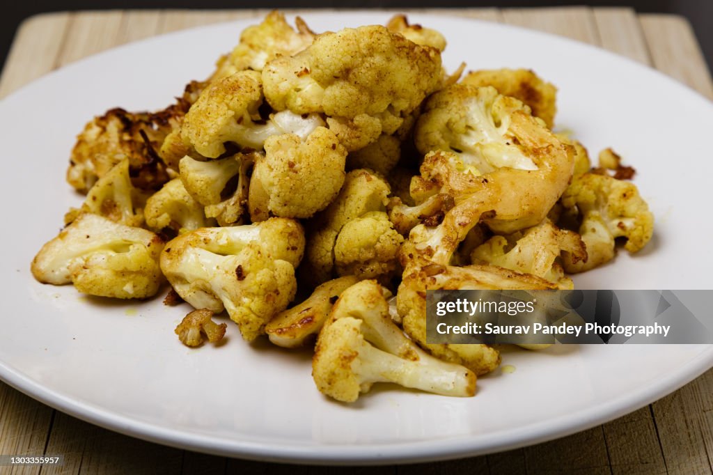 Fried cauliflower