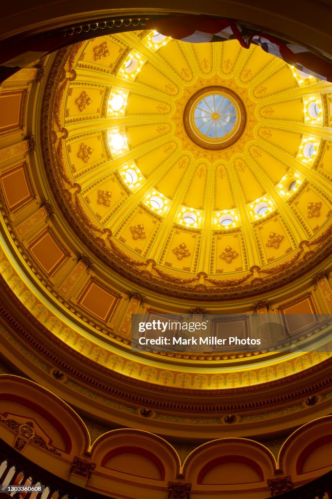 California State Capitol Building Interior Rotunda High-Res Stock Photo ...
