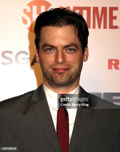 Justin Kirk during Lionsgate and Showtime Host A Celebration For The Golden Globe Nominees "Crash" and "Weeds" at Mortons in Los Angeles, California,...