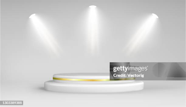 print - podium stock illustrations