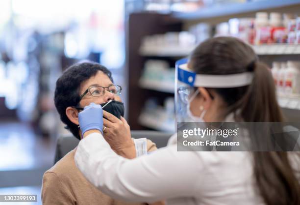 Someone Getting Tested Getting Tested Covid Photos and Premium High Res Pictures - Getty Images